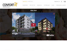Tablet Screenshot of confortainmobiliaria.com